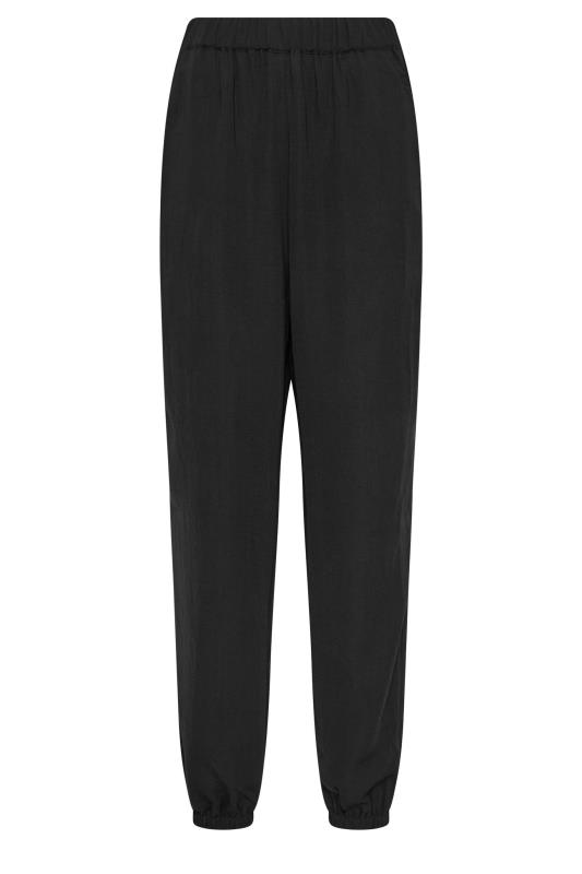 LTS Tall Women's Black Woven Harem Trousers | Long Tall Sally 5