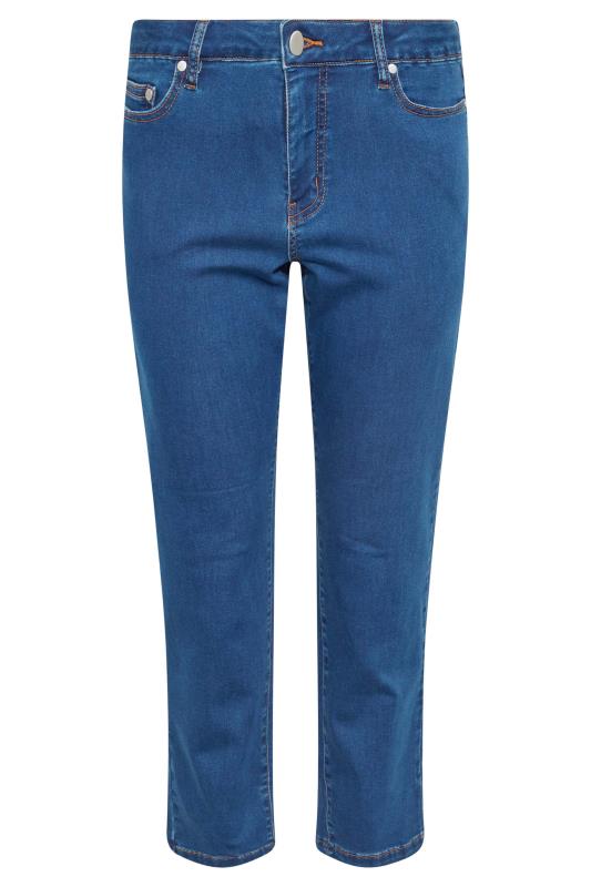 MADE FOR GOOD Petite Mid Blue Straight Leg Jeans 4
