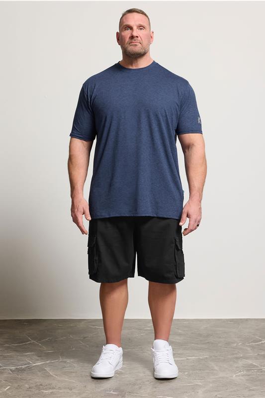 KAM Big & Tall Indigo Blue Active T-Shirt | BadRhino 1