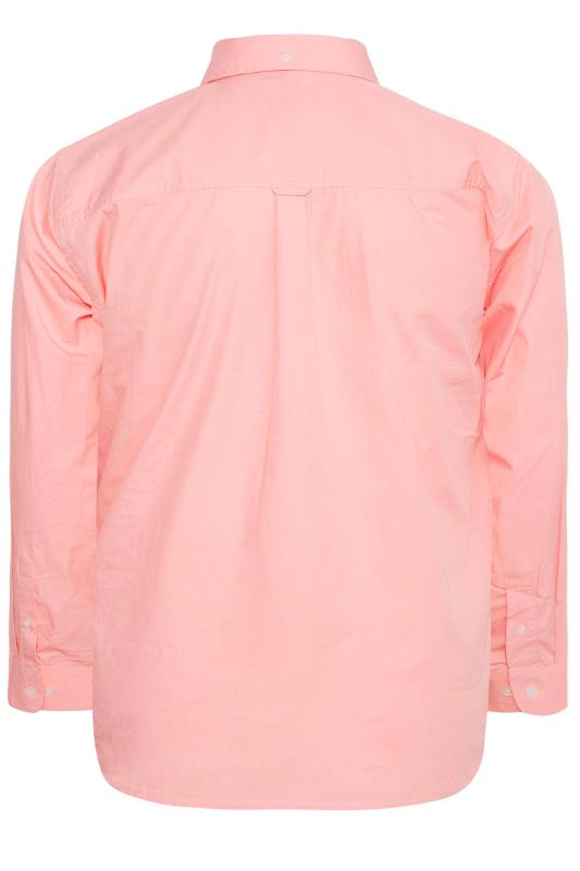 BadRhino Pink Cotton Poplin Long Sleeve Shirt | BadRhino 4