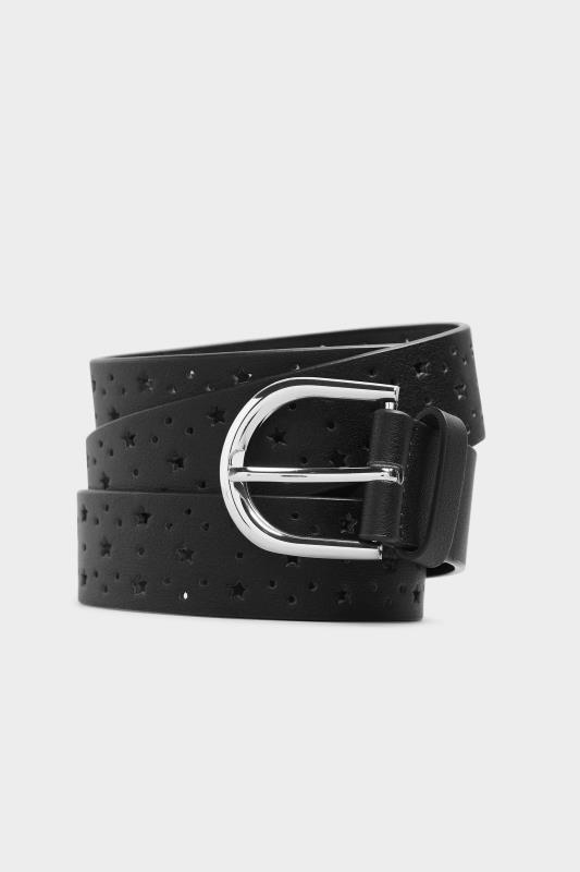 Black Star Detail Belt | Yours Clothing 2