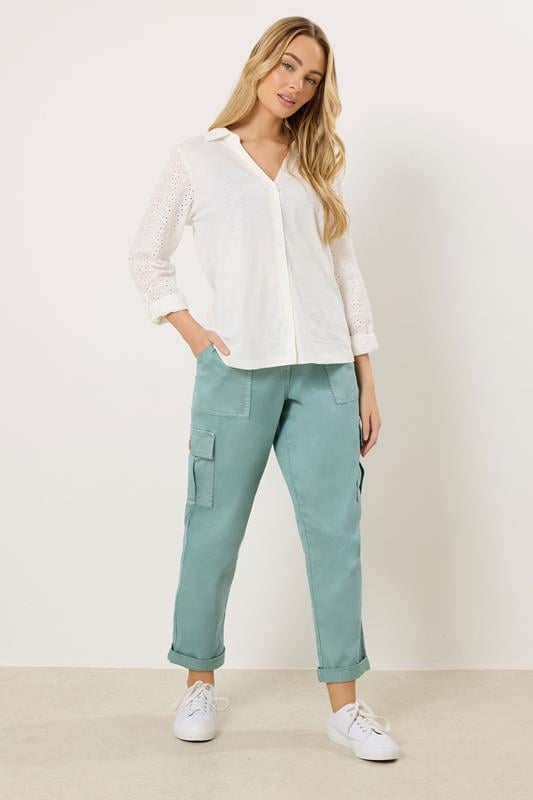 M&Co Green Cargo Trousers | M&Co 2