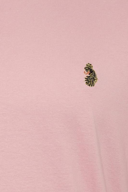 LUKE 1977 Big & Tall Pink Traff Core T-Shirt | BadRhino 4
