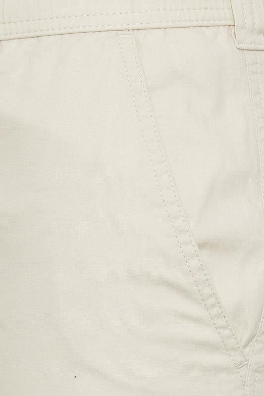 BadRhino Big & Tall Stone Brown Long Length Cargo Shorts | BadRhino 8