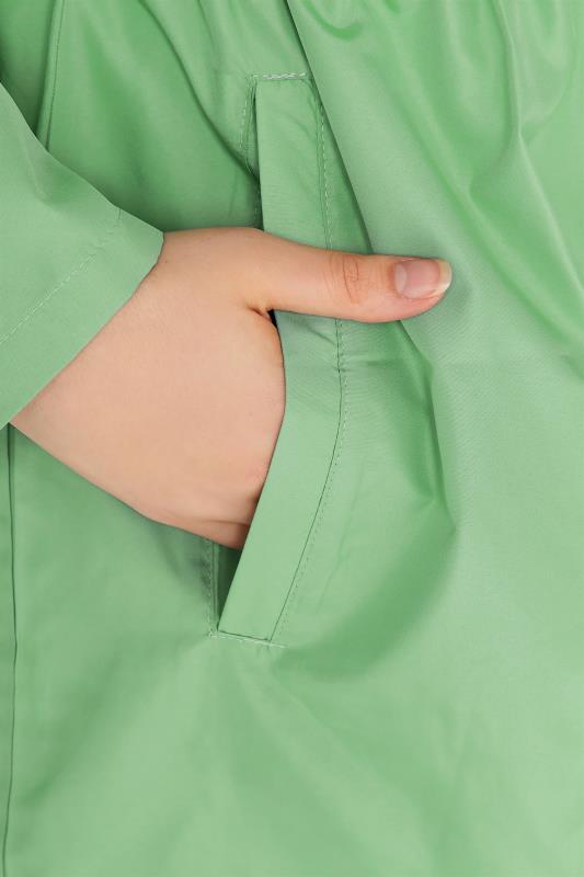 Plus Size Sage Green Pocket Parka | Yours Clothing 5