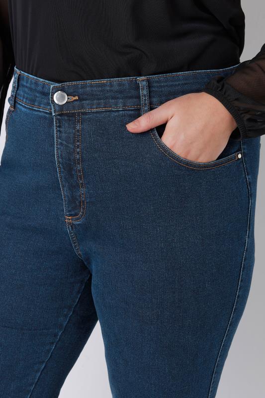 EVANS Plus Size Fit Indigo Bootcut Jeans | Evans 5