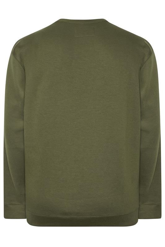 IronRhino Big & Tall Olive Green Logo Sweatshirt | BadRhino 2