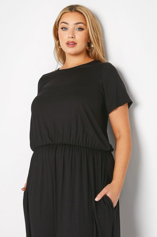 YOURS LONDON Black Pocket Maxi Dress | Yours Clothing 4