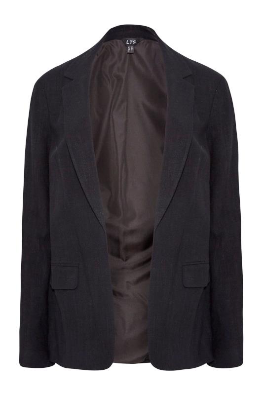 LTS Tall Women's Black Linen Blend Blazer | Long Tall Sally  7