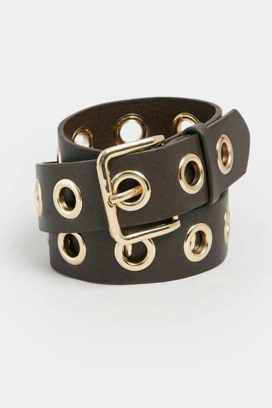 Brown Eyelet Belt | Yours Clothing 2