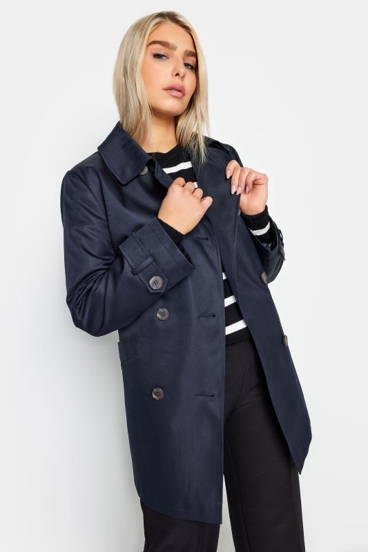 M&Co Navy Blue Trench Coat | M&Co  3