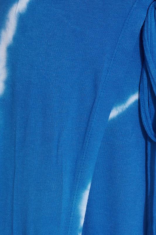 LTS Tall Blue Tie Dye Maxi Skirt 3