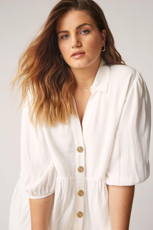 THE LIMITED EDIT White Tiered Smock Tunic Top_D.jpg