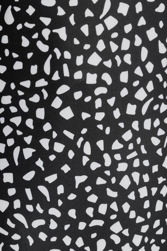 LTS Tall Black Dalmatian Print Twist Back Swimsuit_Z.jpg