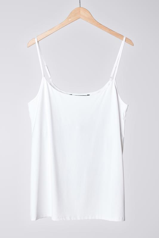 EVANS Plus Size White Cami Vest Top | Evans 5
