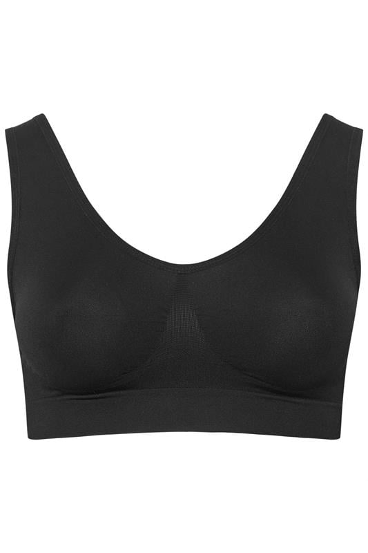 YOURSET 2 PACK Plus Size Black & Nude Seamless Non-Padded Non-Wired Bras | Yours Clothing 7