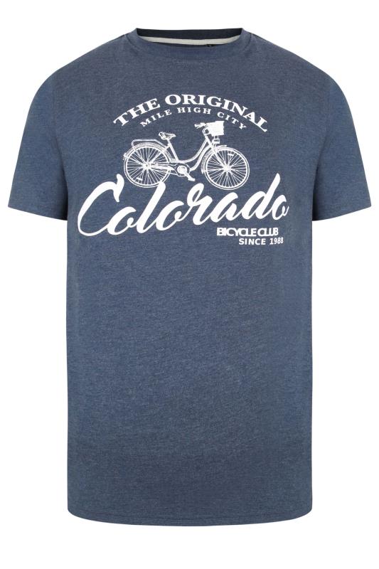 KAM Blue Colorado Cycle Print T-Shirt | BadRhino 2