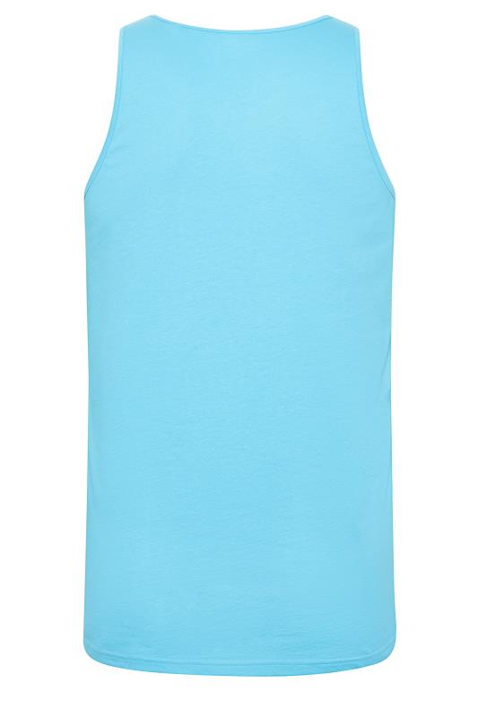BadRhino Big & Tall Blue 'Stay Chill' Print Vest | BadRhino 4