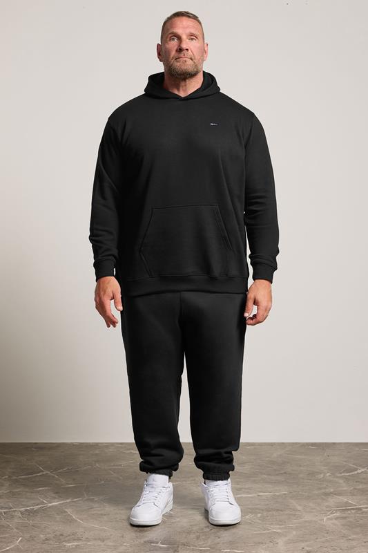 BadRhino Big & Tall Black Hoodie & Jogger Set | BadRhino 1