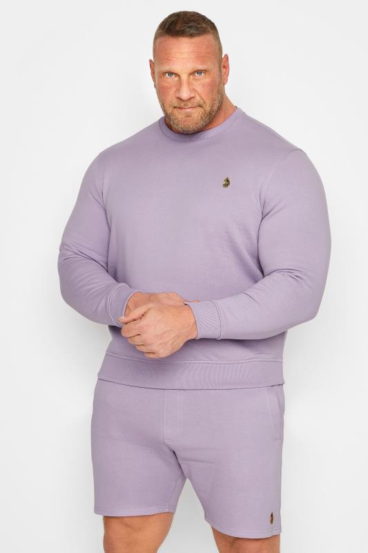 LUKE 1977 Big & Tall Purple Sweatshirt | BadRhino 1