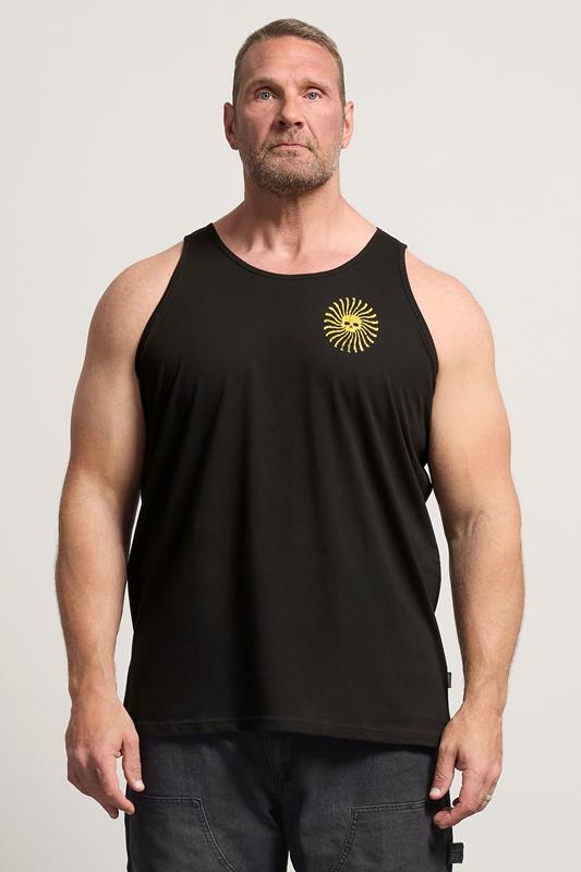 BadRhino Big & Tall Black 'Chasing The Sun'  Vest | BadRhino 1