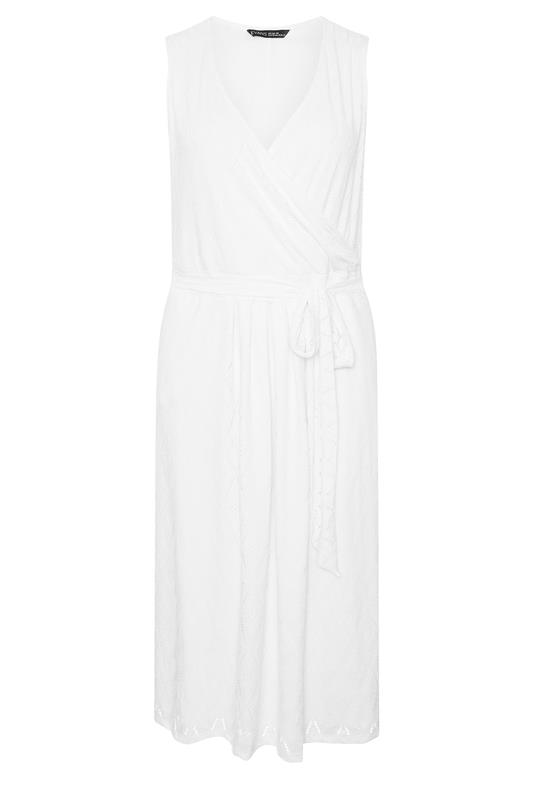 White Plus Size Wrap Dresses | Yours Clothing