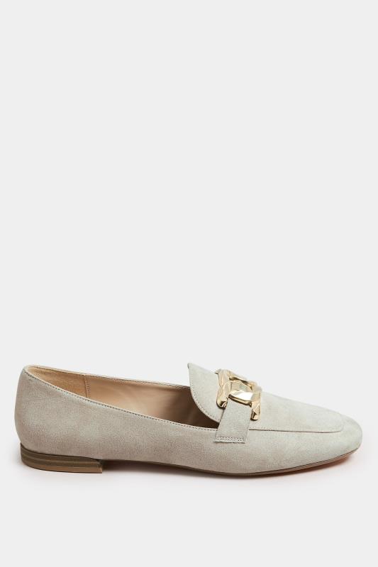 Natural Brown Closed Back Loafer In Wide E Fit | Yours Clothing 3