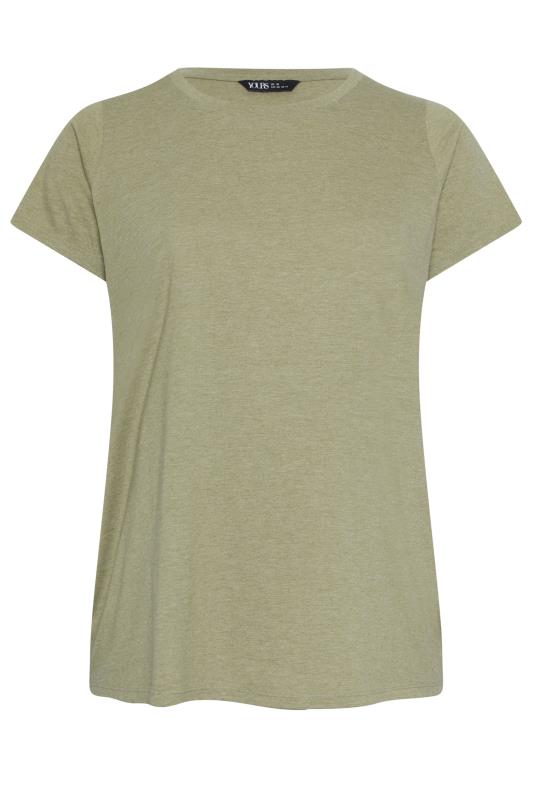 YOURS Plus Size Green Short Sleeve T-Shirt | Yours Clothing 5