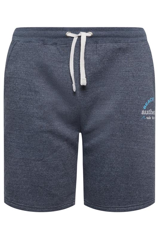 BadRhino Big & Tall Denim Blue Marl Authentic Jogger Shorts | BadRhino 4