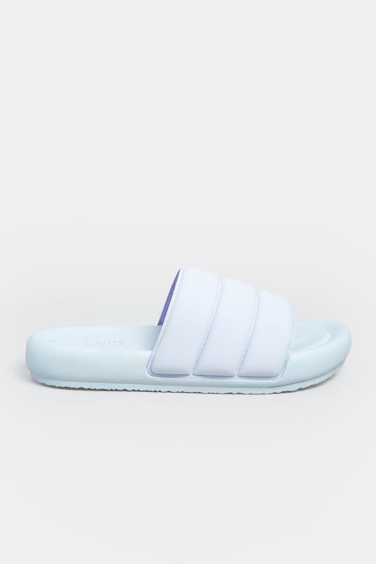 LIMITED COLLECTION Lilac Purple Padded Sliders In Wide E Fit | Yours Clothing 3