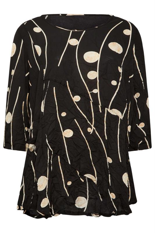 Evans Black Line Print Tunic Top 5