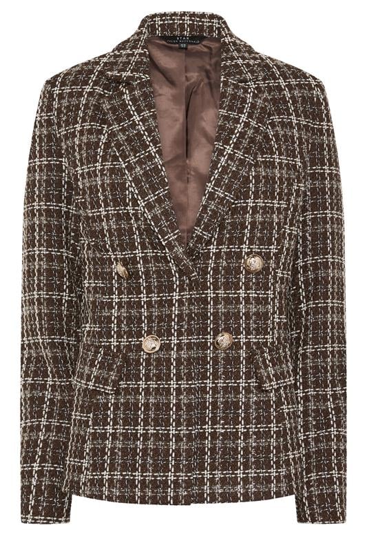 STAR Chocolate Brown Checked Blazer | StarByJM 5
