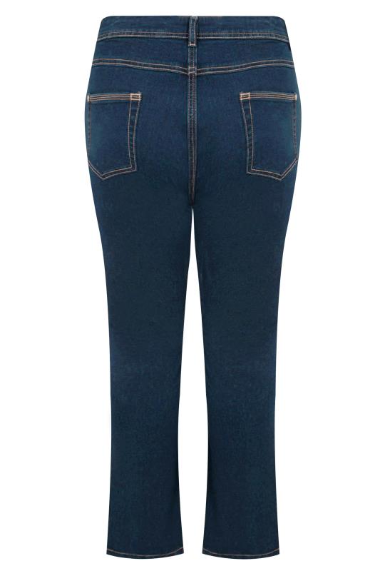 Plus Size Indigo Blue Bootcut Fit ISLA Stretch Jeans | Yours Clothing 5