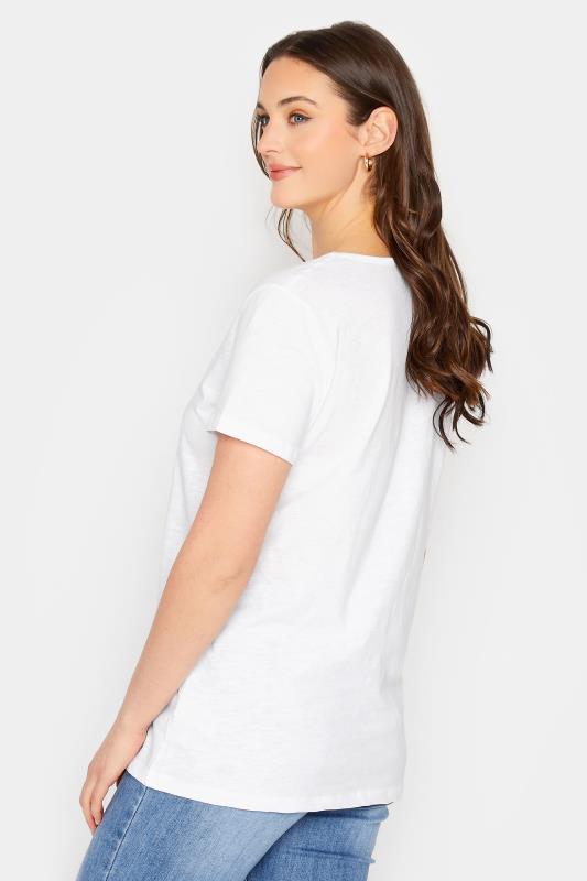 LTS Tall Women's White Short Sleeve Cotton T-Shirt | Long Tall Sally 4