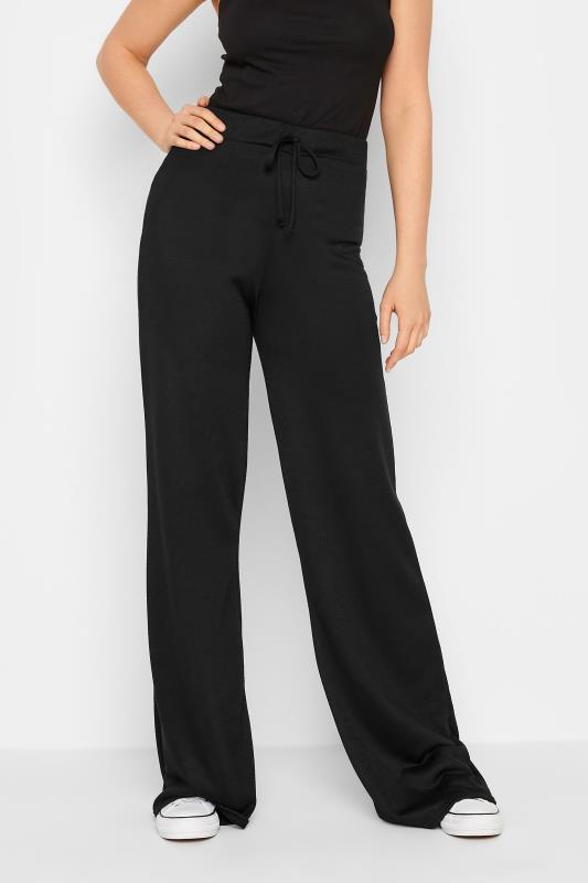 Tall  LTS Tall Black Knitted Trousers