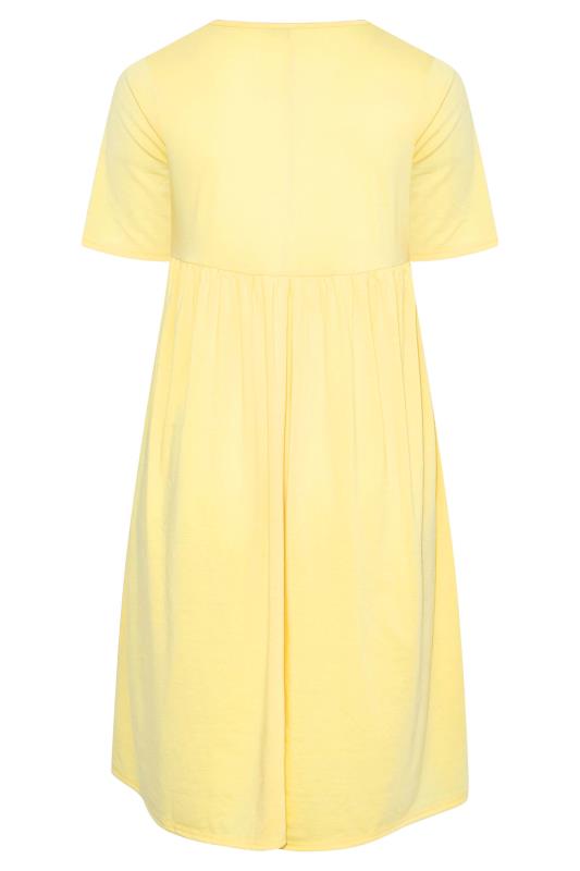 LIMITED COLLECTION Curve Lemon Yellow Smock Dress_Y.jpg
