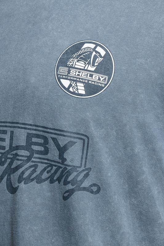 BadRhino Big & Tall Blue Acid Wash Shelby Graphic T-Shirt | BadRhino 5