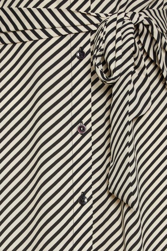 LTS Tall Women's Black Stripe Print Shirt Dress | Long Tall Sally 5