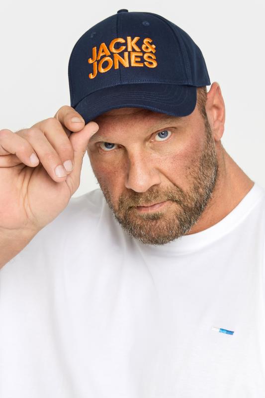  Tallas Grandes JACK & JONES Blue & Orange Baseball Cap