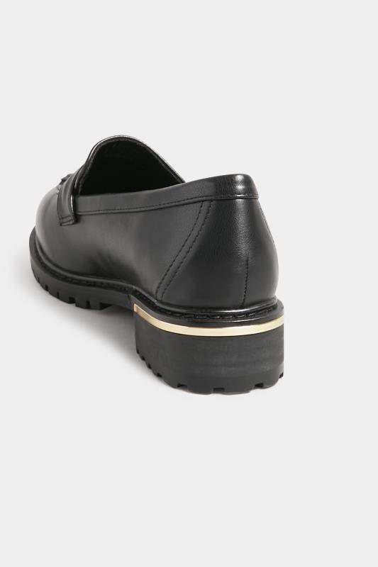 LTS Black Tassel Loafers In Standard Fit | Long Tall Sally 4