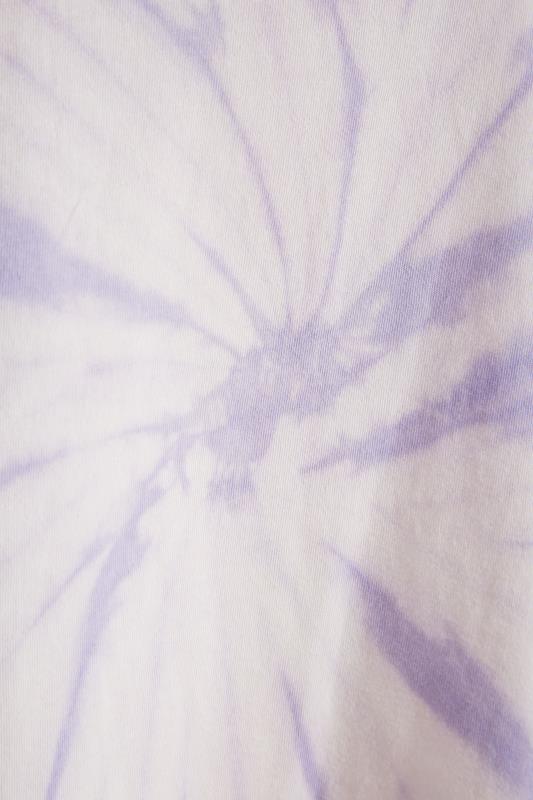 LTS Tall Lilac Purple Tie Dye T-Shirt 4