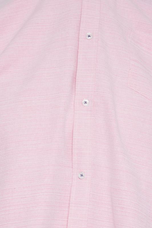 BadRhino Big & Tall Pink Cotton Slub Shirt | BadRhino 2