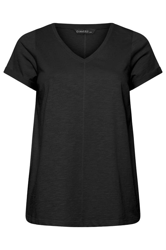 EVANS ESSENTIAL 3 Pack Black & Berry T-Shirts | Evans 8