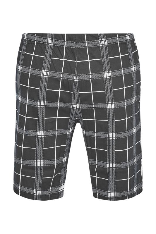BadRhino Big & Tall Black Check Print Pyjama Set 7