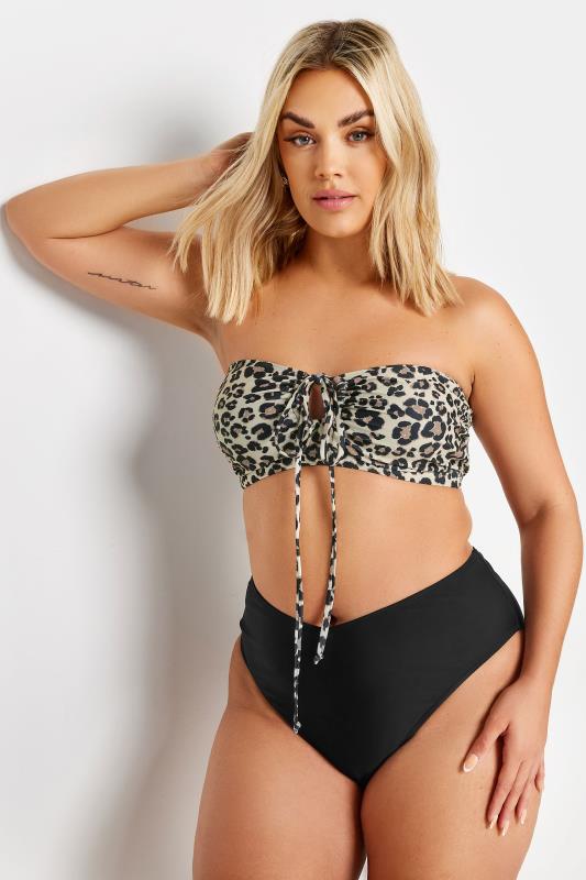 Plus size leopard bikini on sale