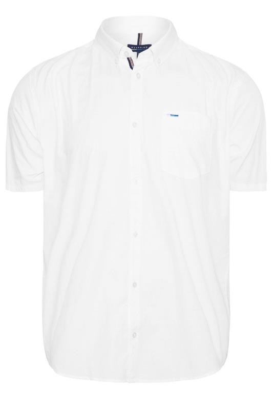 BadRhino White Cotton Poplin Short Sleeve Shirt | BadRhino 3
