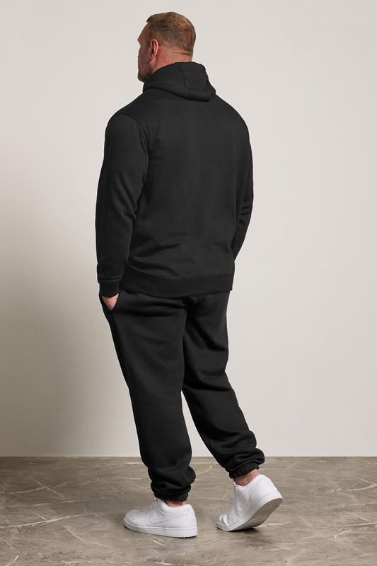 BadRhino Big & Tall Black Hoodie & Jogger Set | BadRhino 2