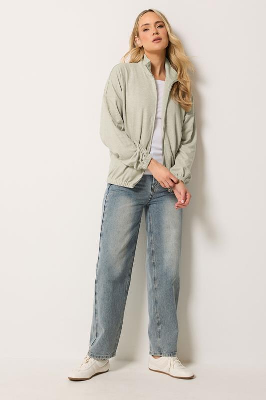 LTS PREMIUM Tall Women's Natural Brown Funnel Neck Jacket | Long Tall Sally 4