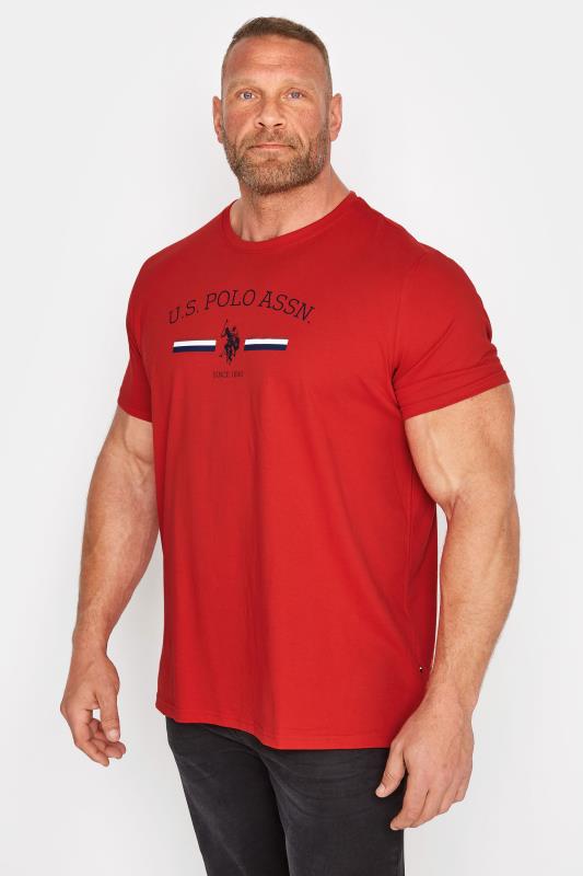 U.S. POLO ASSN. Big & Tall Red Rider T-Shirt 1