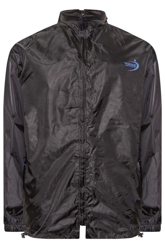 D555 Big & Tall Black Pack Away Waterproof Jacket | BadRhino 6